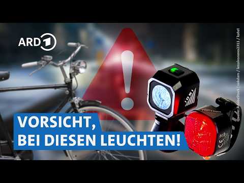 Fahrrad-Akkubeleuchtungssets im Test: Welche Lampen überzeugen? 🚲 | Markt WDR