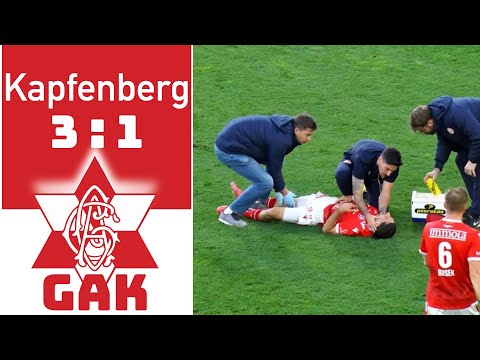 viele böse Fouls 3 : 1 Sieg, Elfmeter, Abseitstor und souveräner GAK gegen Kapfenberg im Derby