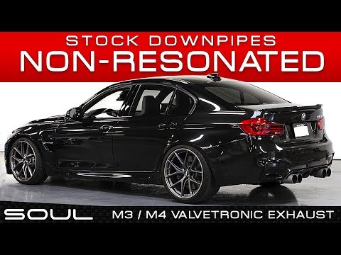 SOUL | BMW M3 / M4 Valvetronic Exhaust (Non-Resonated) with Stock Downpipes