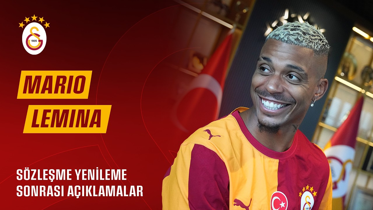 🎙️ Mario Lemina’nın sözleşme yenileme sonrasında yaptığı açıklamalar
