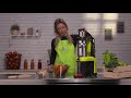 Video: Exprimidor de frutas y verduras de prensado frío Nutrisantos 65N CN990