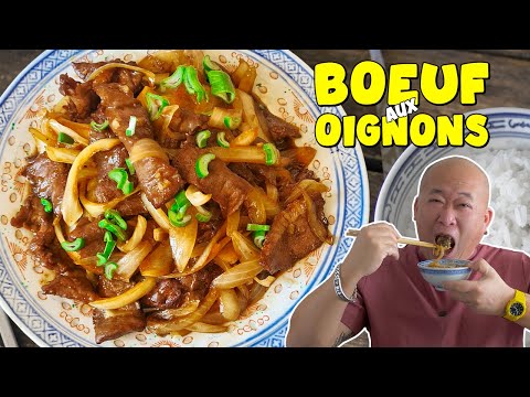Bœuf sauté aux oignons à la chinoise