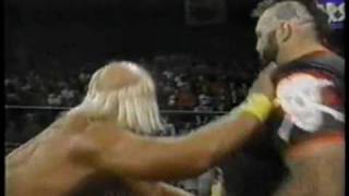 WCW Monday Nitro 1-22-96 Hulk Hogan vs One Man Gang