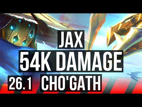 JAX vs CHO'GATH (TOP) | 54K damage | EUNE Master | 26.1