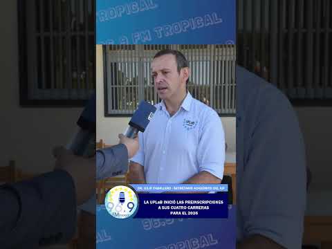 #RadioTropical 96.9 - Comenzaron las preinscripciones en la Universidad Provincial de Laguna Blanca