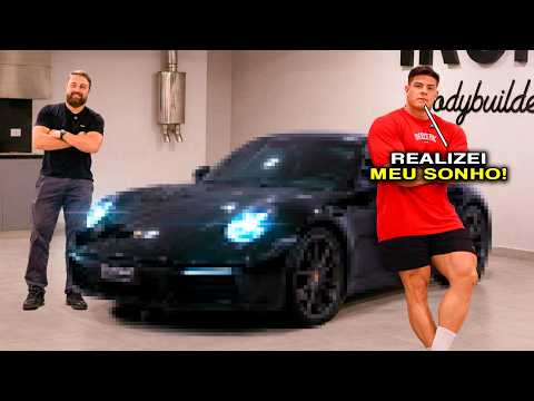 The lieutenant was thrilled with his new car!