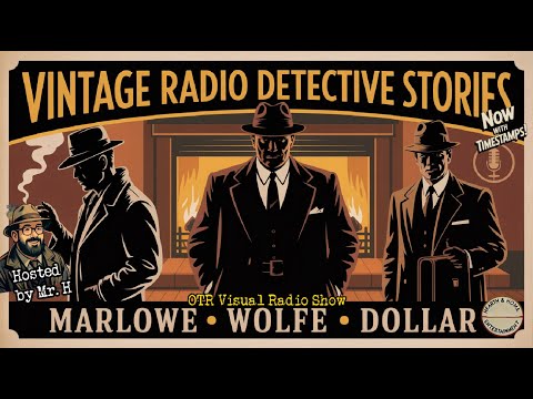 Vintage Radio Detective Stories: Marlowe, Wolfe & Dollar-1940s-50s Mysteries