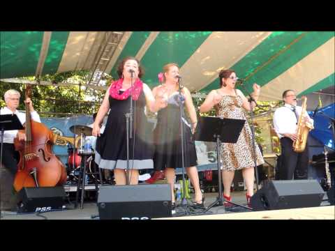 The  PFISTER SISTERS  at the New Orleans French Quarter Festival 2013