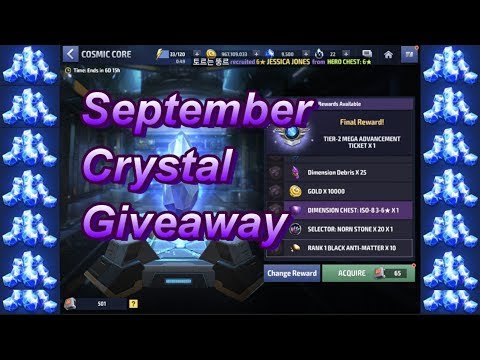 Cosmic Core RNG and 6K Crystal Giveaway!!!!