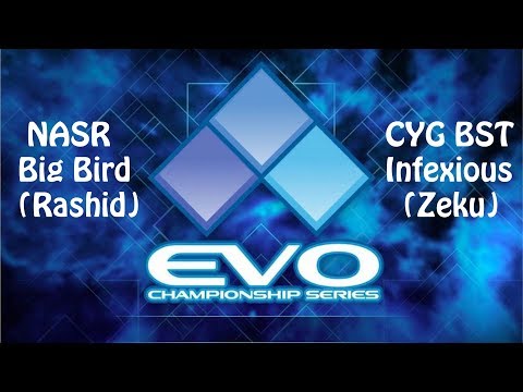 Best moments of SFV EVO 2019 - Day3 TOP 8 | NASR Big Bird (Rashid) vs  CYG BST Infexious (Zeku)