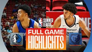 Dallas Mavericks - Memphis Grizzlies - Cameron Boozer