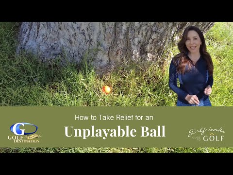 How To Take An Unplayable Ball - Unplayable Lie - Golf Rules For Beginners
