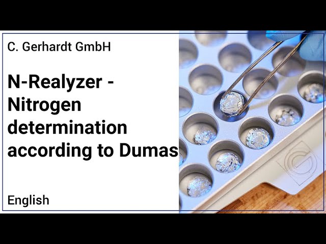 Determinação do azoto e das proteínas segundo o método de Dumas