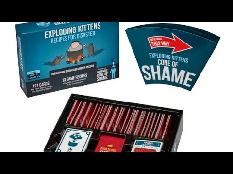 Exploding Kittens: Recipes For Disaster Unboxing and First Look