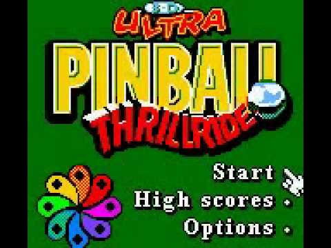 3D Ultra Pinball : Thrillride Game Boy
