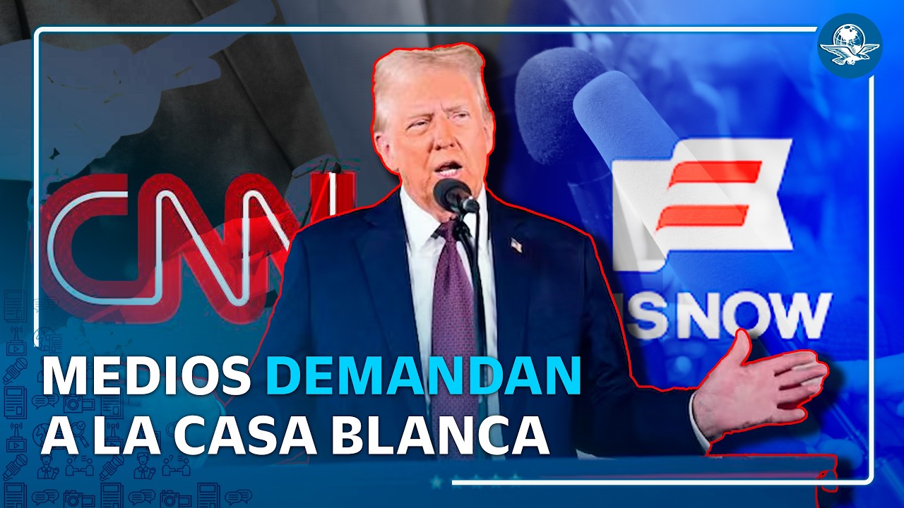 Trump enfrenta demanda de CNN, MS NOW y Politico por vetar a sus periodistas de la Casa Blanca