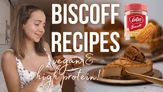 LOTUS BISCOFF RECIPES (vegan + high protein) // annrahel