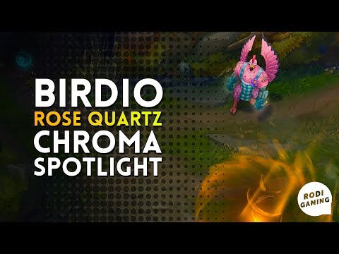 BIRDIO GALIO ROSE QUARTZ CHROMA SPOTLIGHT - LEAGUE OF LEGENDS