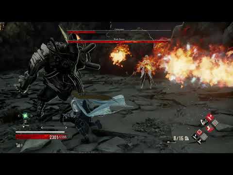 Code Vein: Super Blade Bearer boss (Void District depths, kill cannoneer first)