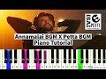 Annamalai BGM X Petta BGM Piano Notes Deva Anirudh Isai Petti