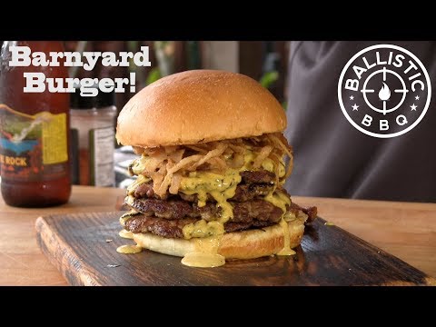 Epic Ducky Burger with Moonshine Sauce