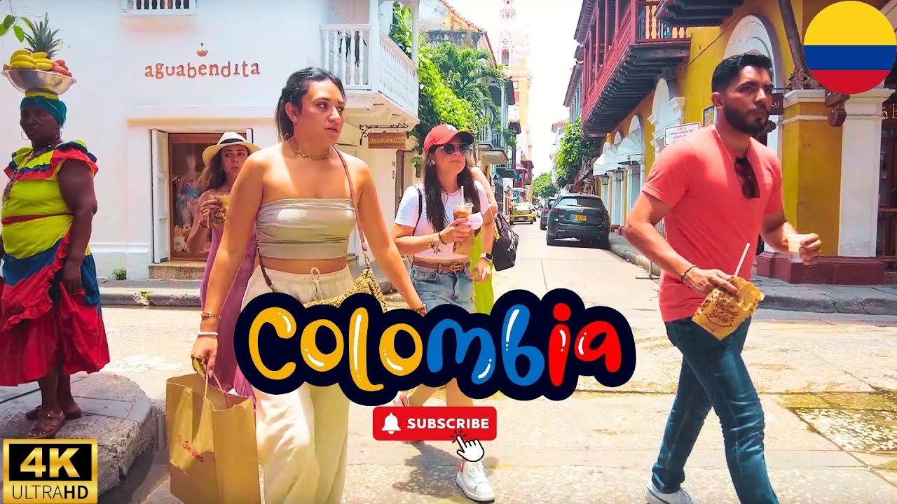 Exploring the Enchanting Walled City of Cartagena, Colombia in 2023 (Ultra HD 4K)
