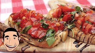 ITALIAN BRUSCHETTA RECIPE | Bruschetta with Tomato and Basil feat BBQ Aroma