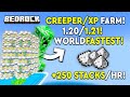BEST CREEPER & XP FARM 1.21 Minecraft Bedrock Tutorial - +10,000/H! MCPE/XBOX/PS/Nintendo/Win10