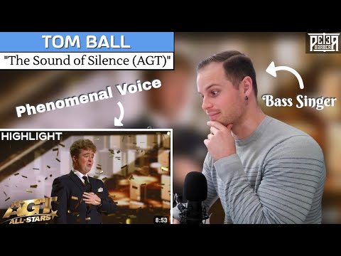 Bass Singer FIRST-TIME REACTION & ANALYSIS - Tom Ball | The Sound of Silence (AGT)