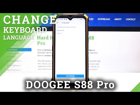 How to Change Keyboard Language in DOOGEE S88 Pro – System Dictionary