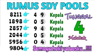 PREDIKSI SDY POOLS 15 OKTOBER 2026 | BOCORAN SIDNEY HARI INI | RUMUS KEPALA EKOR
