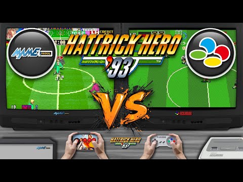 Hat Trick Hero ’93 🎮 Arcade vs Super Nintendo | Side-by-Side Comparison