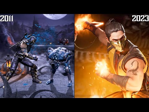 Scorpion Fatal Blow (X-Ray) Evolution - Mortal Kombat 9-12 (2011-2023) 4K