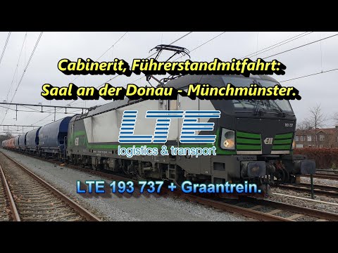 [4K] Cabinerit, Führerstandsmitfahrt: Saal an der Donau - Münchmünster