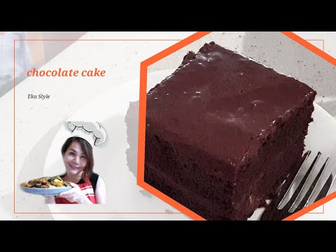 CHOCOLATE CAKE WITH EKA STYLE.