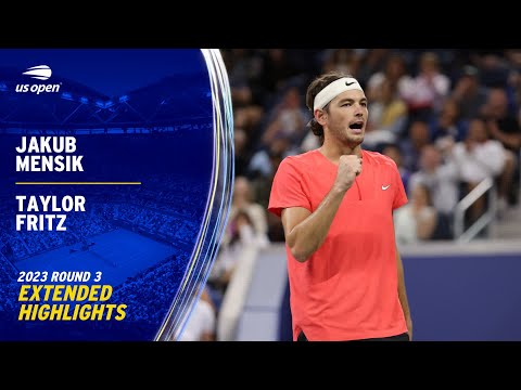 Jakub Mensik vs. Taylor Fritz Extended Highlights | 2023 US Open Round 3