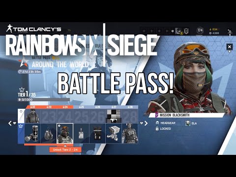 Rainbow Six Siege Around The World Battle Pass Overview!