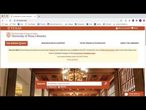 Introduction to UT Libraries and Librarian