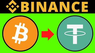 How To Convert BTC Bitcoin To USDT On Binance