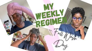 MY WEEKLY REGIMEN | FULL WASH DAY | RUTH NANDA