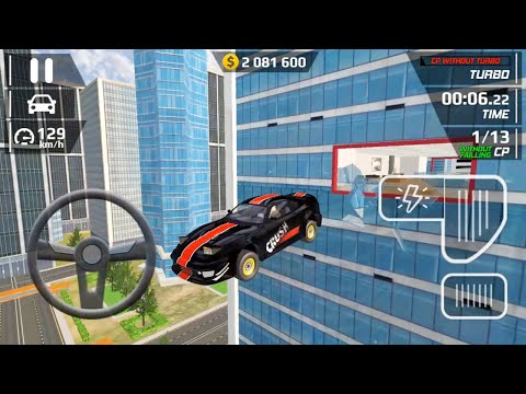 Smash Car Hit Car Driving Simulator: Black Turbo Sport Car Driving Stunts - Android Gameplay