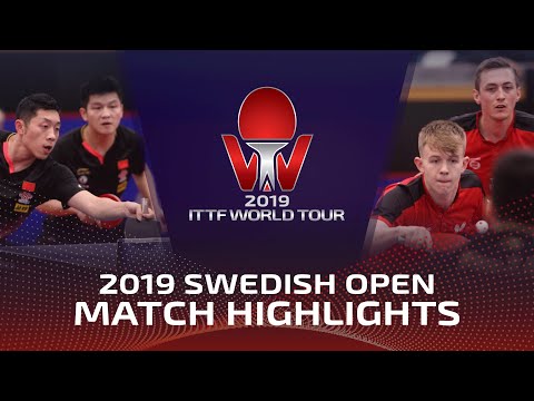 Fan Zhendong/Xu Xin vs Liam Pitchord/Tom Jarvis | 2019 ITTF Swedish Open Highlights (R16)