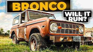 Abandoned 1974 Ford Bronco, Will It Run After 35 Years?! | Turnin Rust