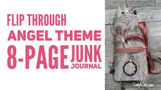 Flip Through Angel Theme 8-Page Junk Journal