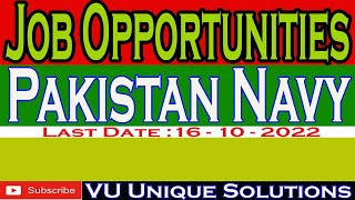 Join Pak Navy as Sailor Batch 2023-A