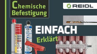 Wie funktioniert CHEMISCHE Befestigung?- Injektionsmörtel vs. Reaktionspatrone -Fischer/Upat[German]