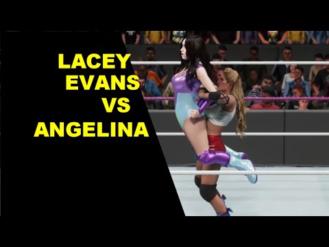 WWE 2K19 Lacey Evans vs Angelina Ventura