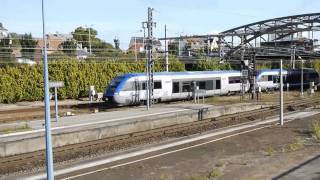 preview picture of video 'Trains et TGV passant par la gare de Colmar, France'