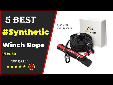 ✅ Top 5: Best Synthetic Winch Rope For The Money 2020 [Tested & Reviewed]