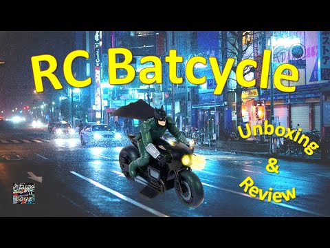 The Batman RC Batcycle by Spin Master - Unboxing & Review!